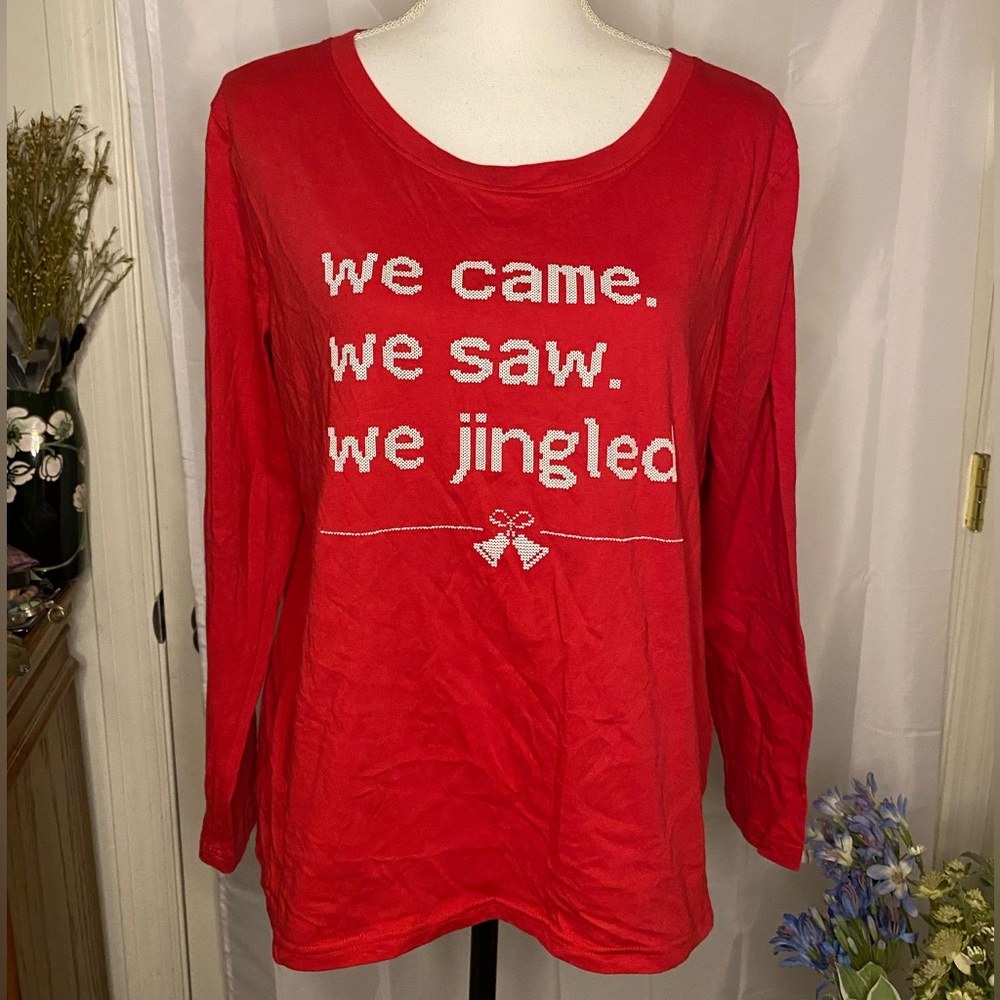 Women’s, red, Christmas Top